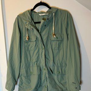 Green Woolrich Wind Breaker